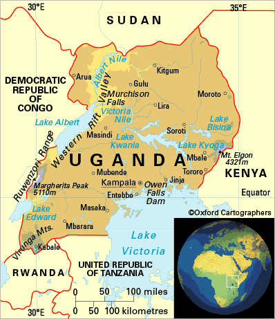 map of kenya districts. Inmap of uganda map